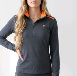 Nike Golf Women's Quarter-Zip Pullover Featuring The Honors Course Logo Large